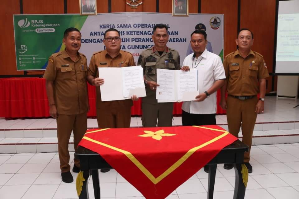 Sosialisasi dan Penandatangan PKS Antara BPJS Ketenagakerjaan Nias Dengan OPD se-Kota Gunungsitoli