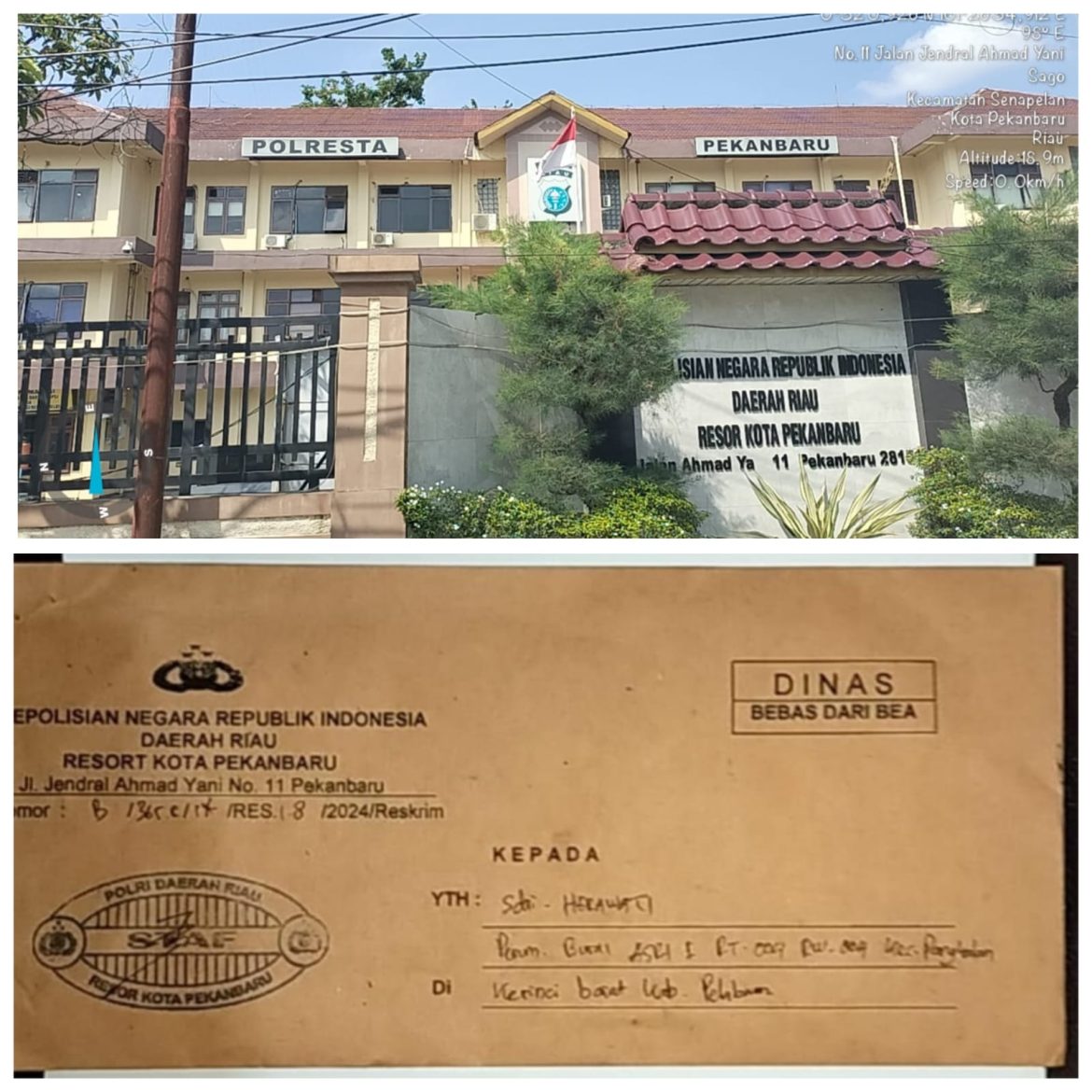 Ada Apa??? Polresta Pekanbaru Menyimpulkan Tidak Ada Unsur Pidana Atas Laporan Korban Curas oleh Debt Collector PT. ACC