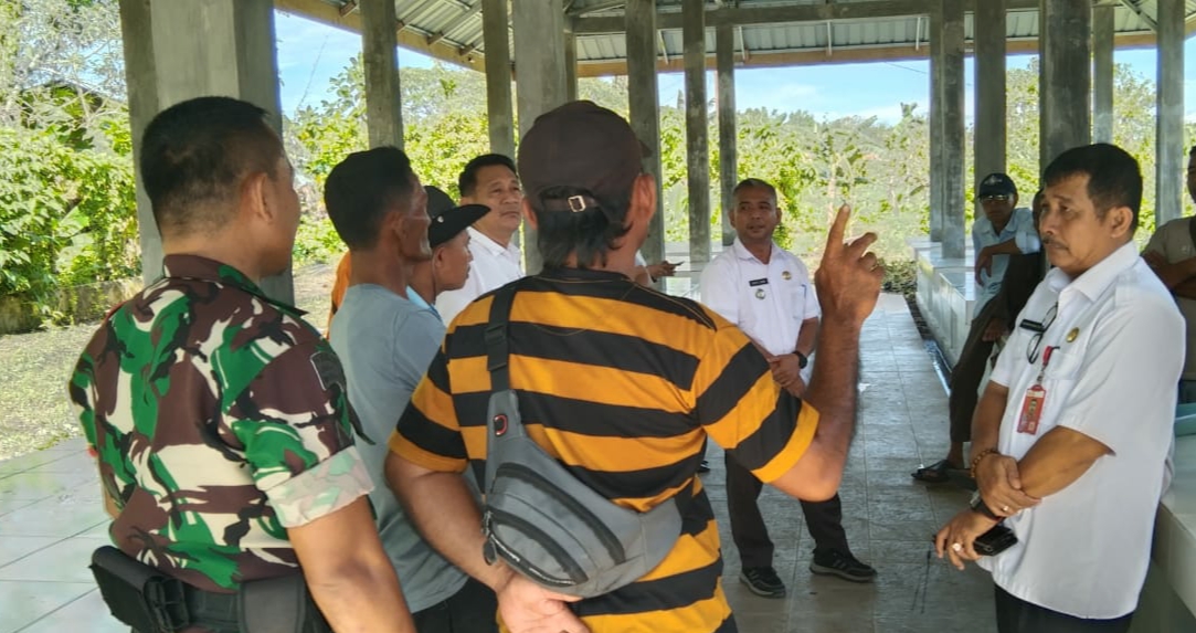 Penggalas lkan di Kecamatan Lahewa Tempati Lapak Baru Kabupaten Nias utara.