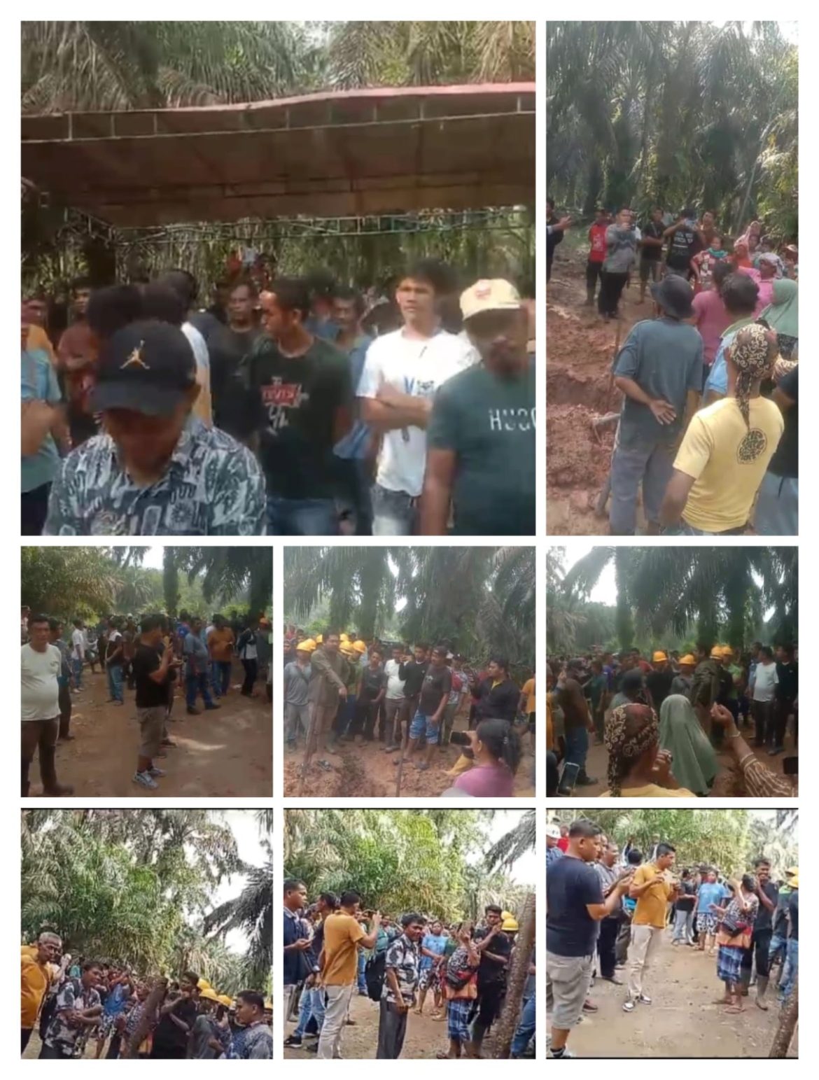 Konflik Masyarakat Desa Sei Kuning Dengan PKS PT SKA Masih Bergulir   