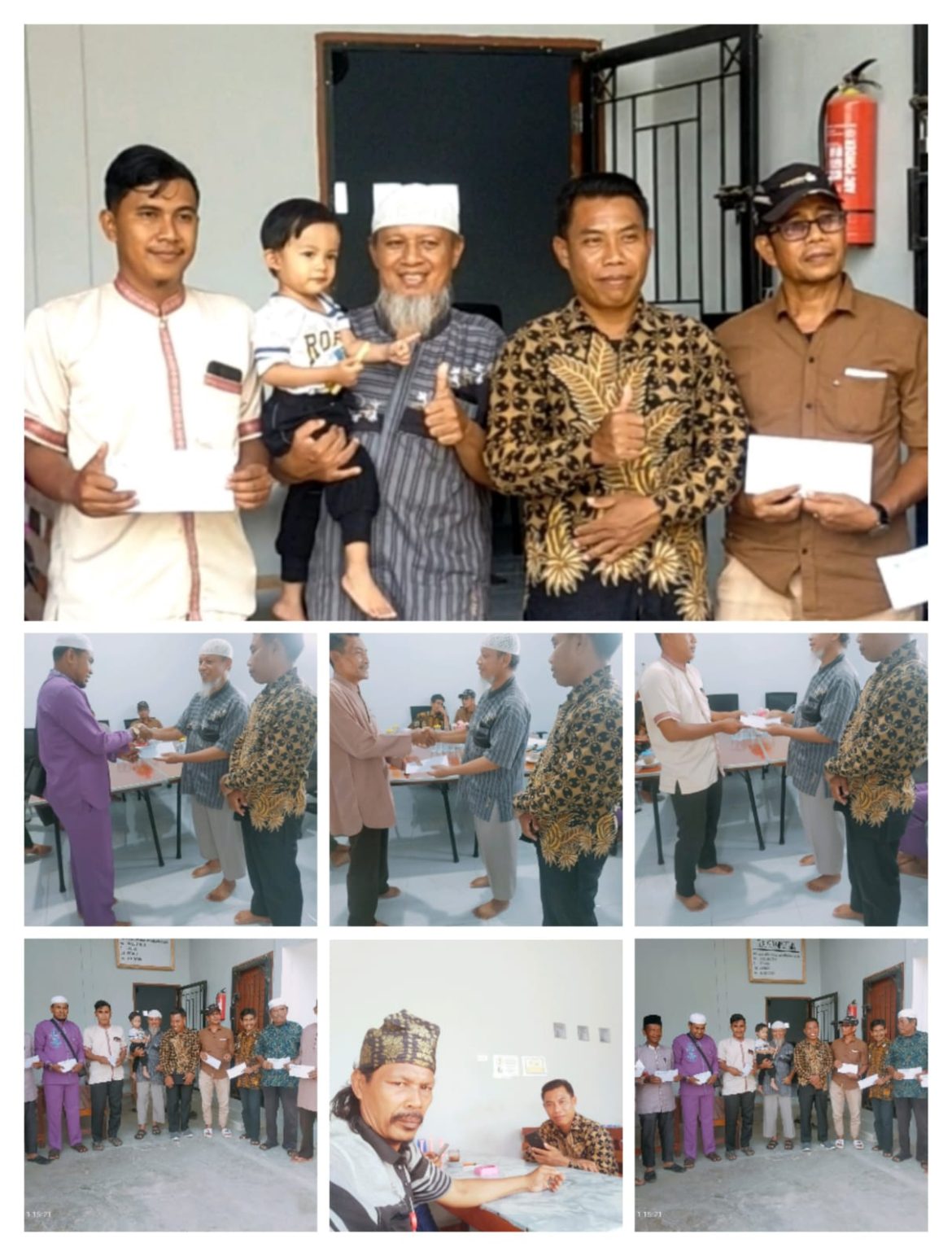 Acara Penyerahan Dana CSR Dari PT Kuari Kampar Utara Kepada Mesjid dan MDA Juga Anak Yatim Di Desa Jalau