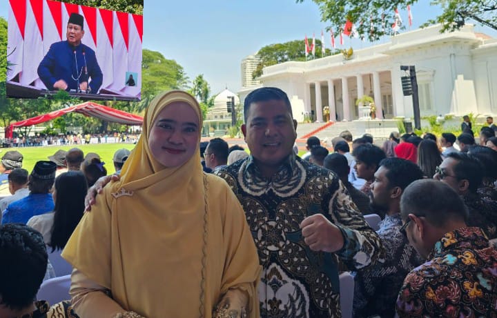 Cabup Pelalawan H. Nasarudin, SH.MH Menghadiri Pelantikan Presiden RI ke-8 di Jakarta