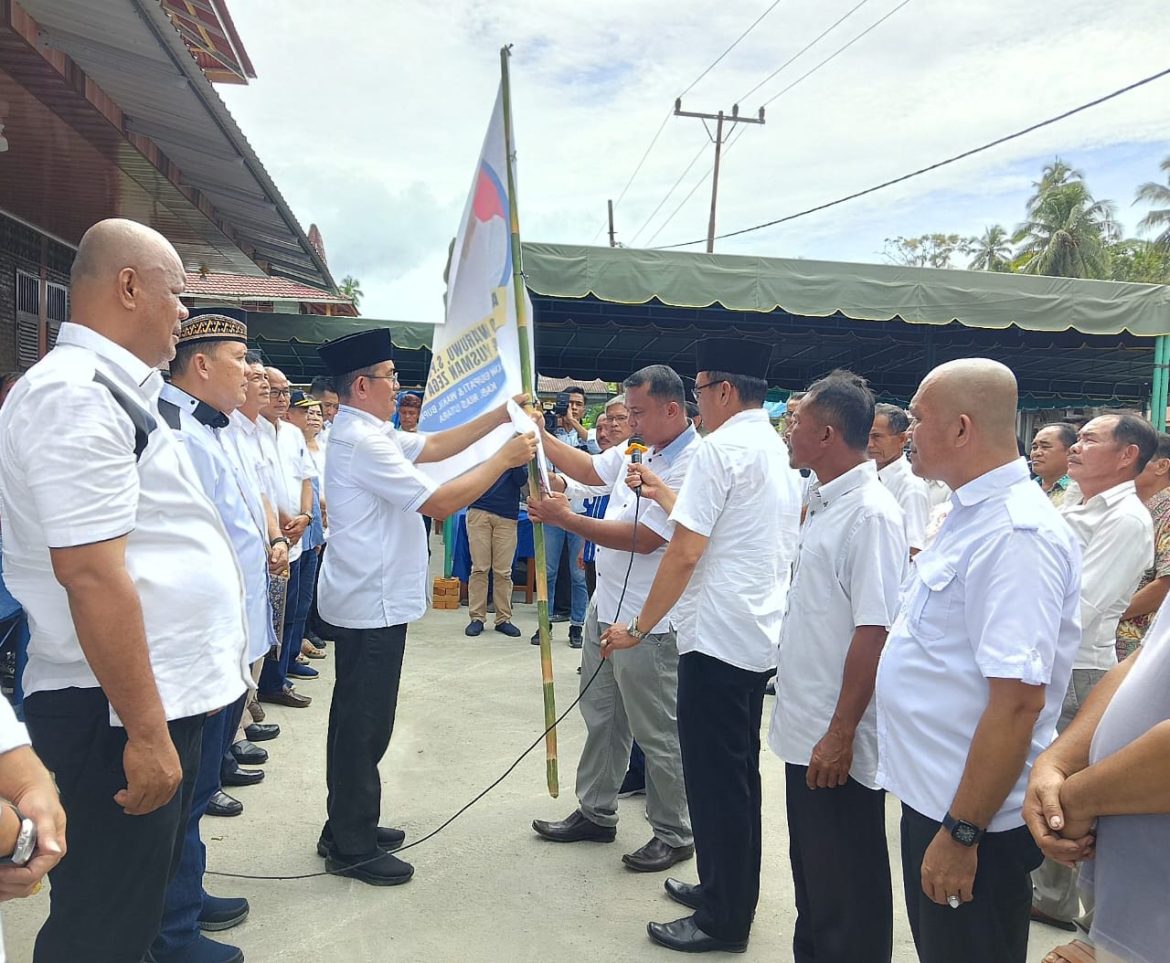 Pengukuhan Tim Pemenang  AMAN Calon Bupati dan Wakil Bupati Nias Utara di Kecamatan Sawo Berlangsung Sukses