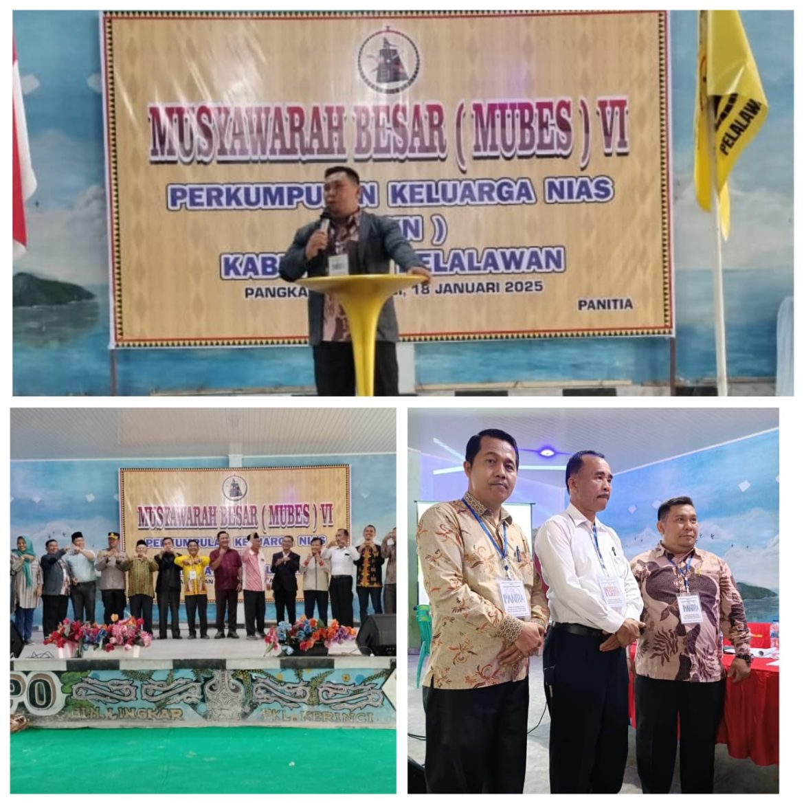 Memperkokoh Tradisi dan Persatuan, Perkumpulan Keluarga Nias Pelalawan Gelar Mubes VI