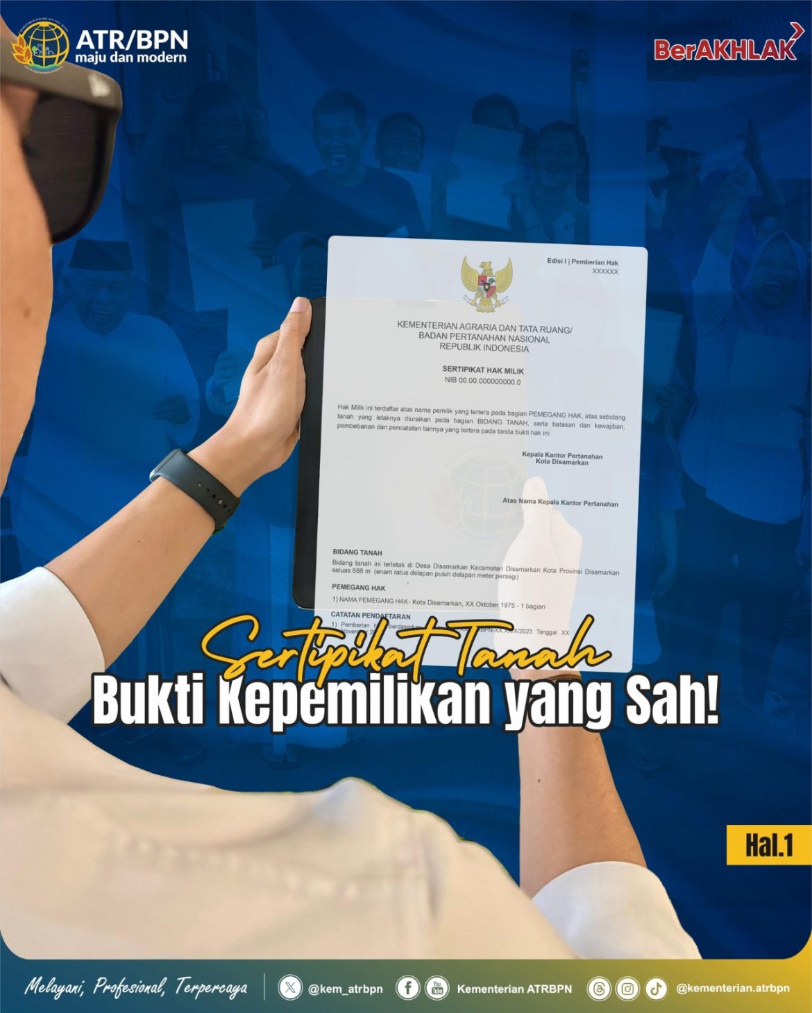 Sertifikat Tanah Bukti Kepemilikan Yang Sah!