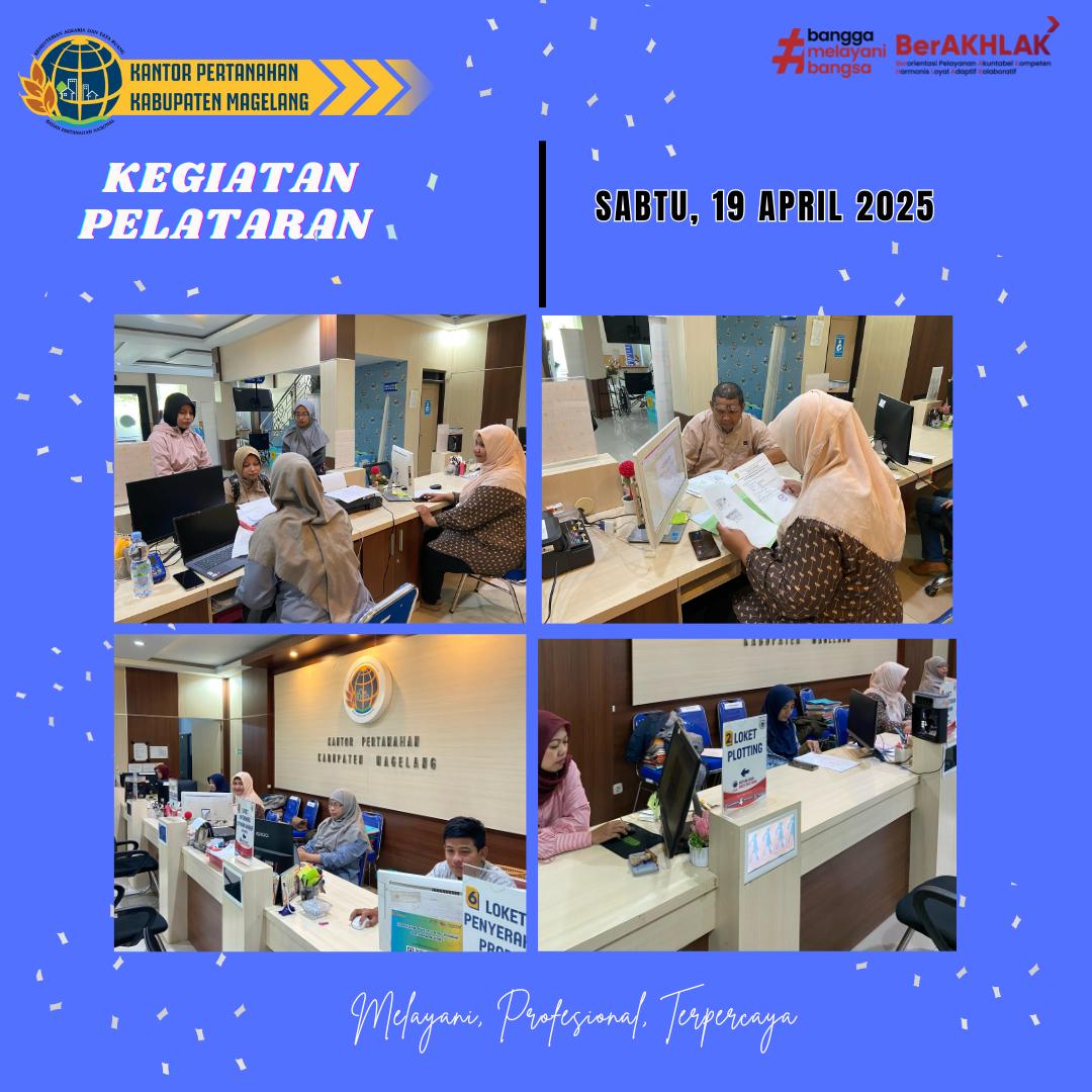 pelayanan Pertanahan Akhir Pekan (PELATARAN)
