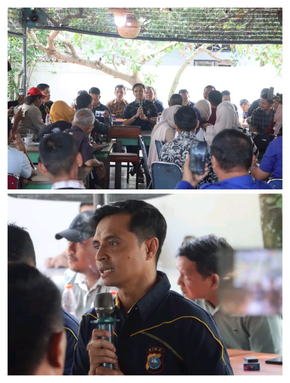 Pererat Sinergi,Kapolres Rohul Gelar Coffee Morning Bersama Puluhan Wartawan: Tegaskan Komitmen Berantas Narkoba