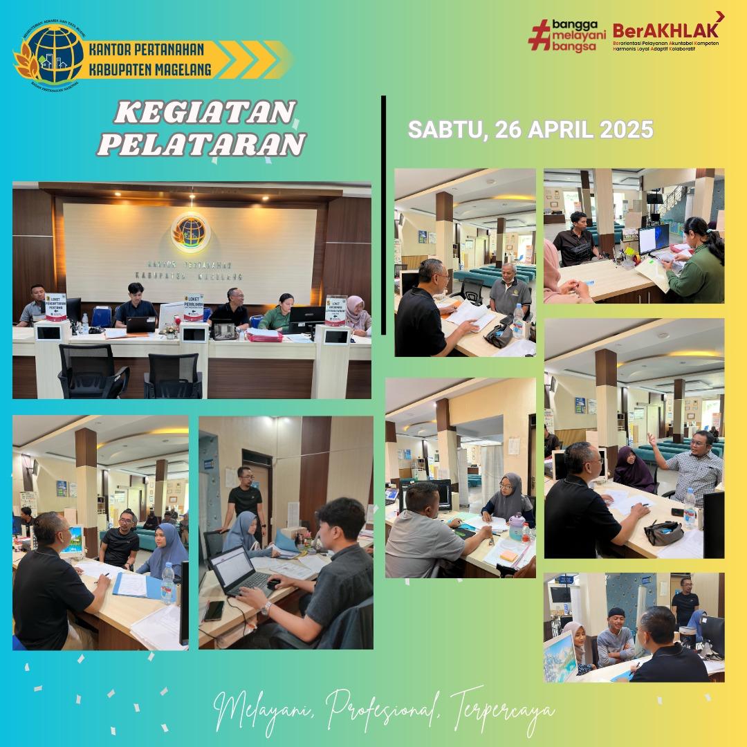 Pelayanan Pertanahan Akhir Pekan (PELATARAN)