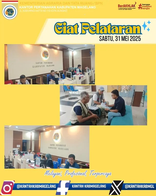 Pelayanan Pertanahan Akhir Pekan (PELATARAN)