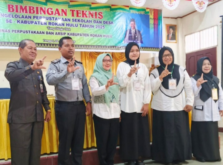 Dorong Literasi Warga Binaan, Pegawai Lapas Pasir Pangarayan Ikuti Bimtek Perpustakaan se-Rokan Hulu