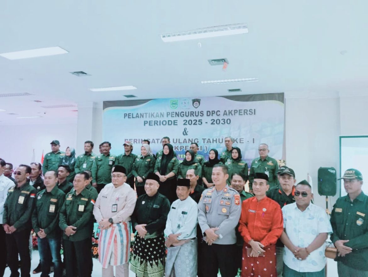 Pelantikan DPC Akpersi Rokan Hulu Berjalan Sukses