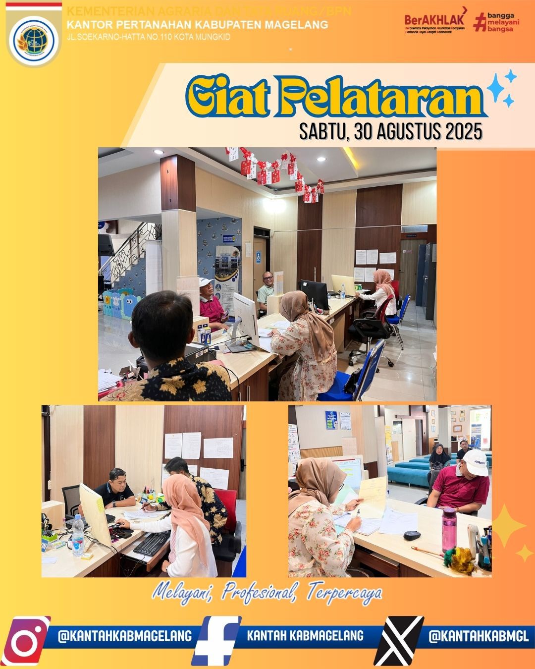 Pelayanan Pertanahan Akhir Pekan (PELATARAN)