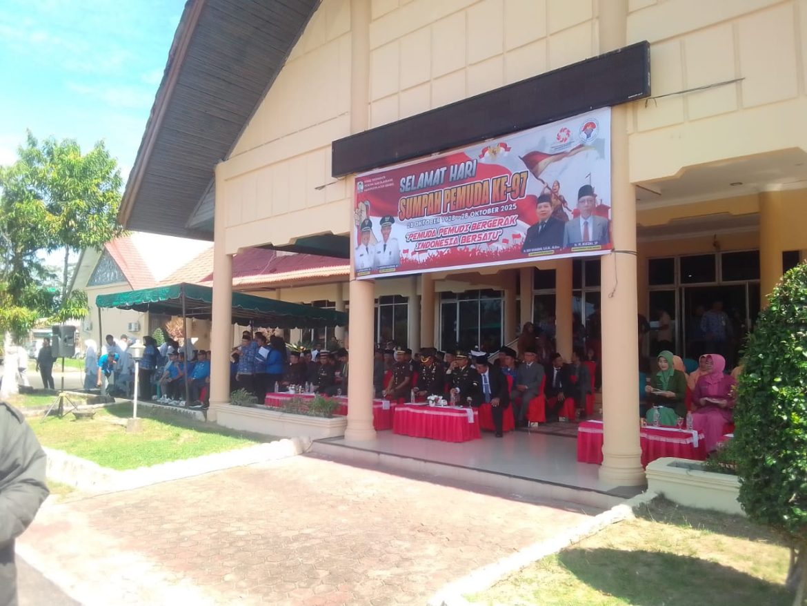 Forkopimda Gelar Peringatan Hari Sumpah Pemuda ke-97 di Halaman Kantor Bupati Aceh Singkil
