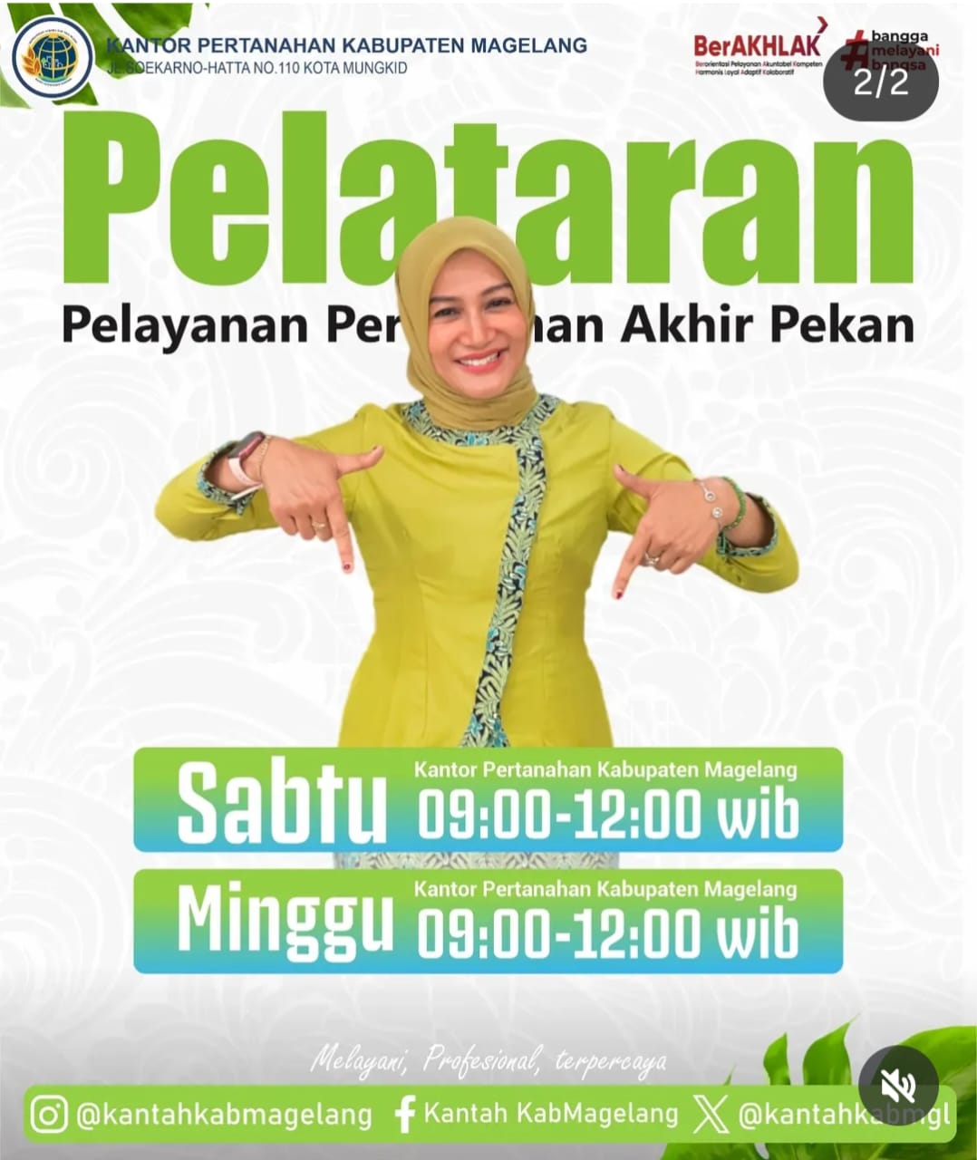 Pelayanan Pertanahan Akhir Pekan Kantah Kab. Magelang