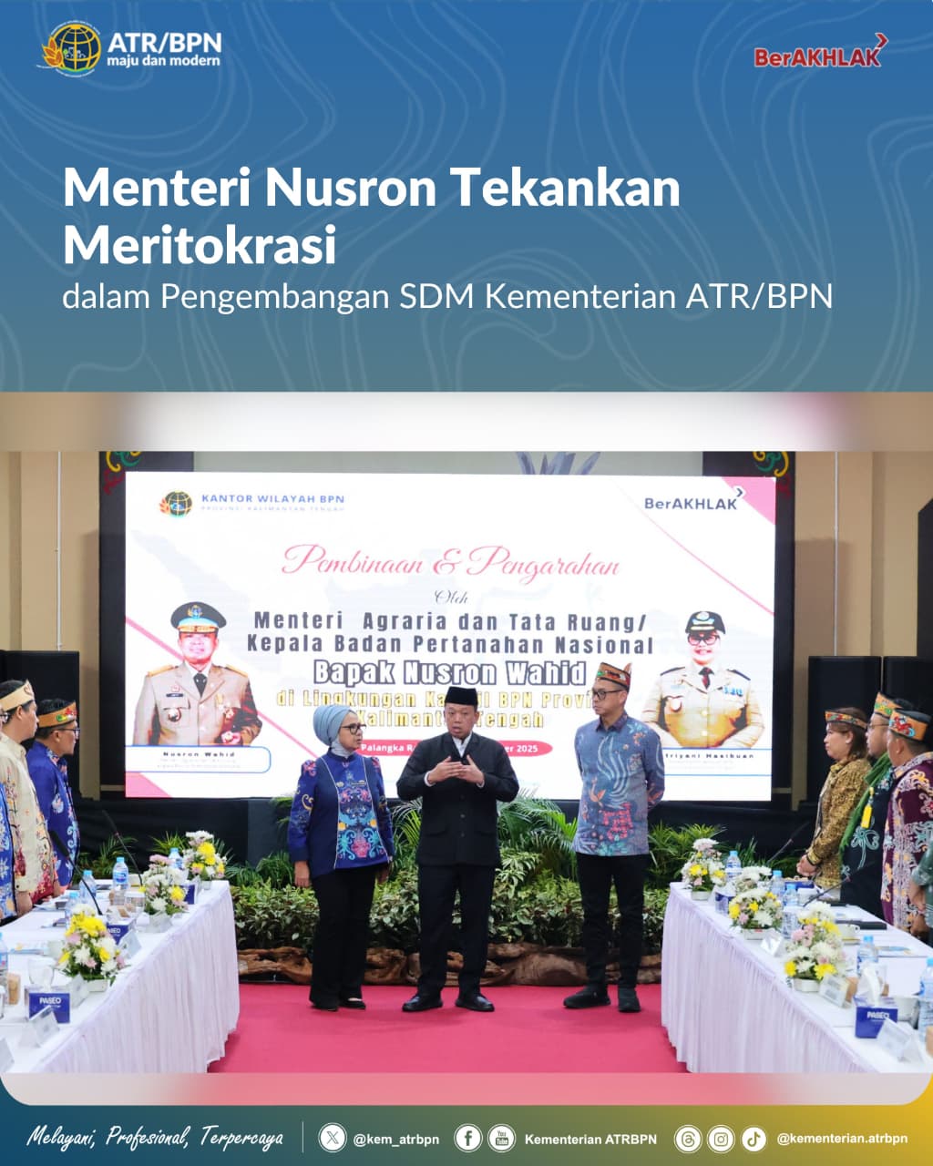 Menteri Nusron Tekankan Meritokrasi dalam Pengembangan SDM Kementerian ATR/BPN