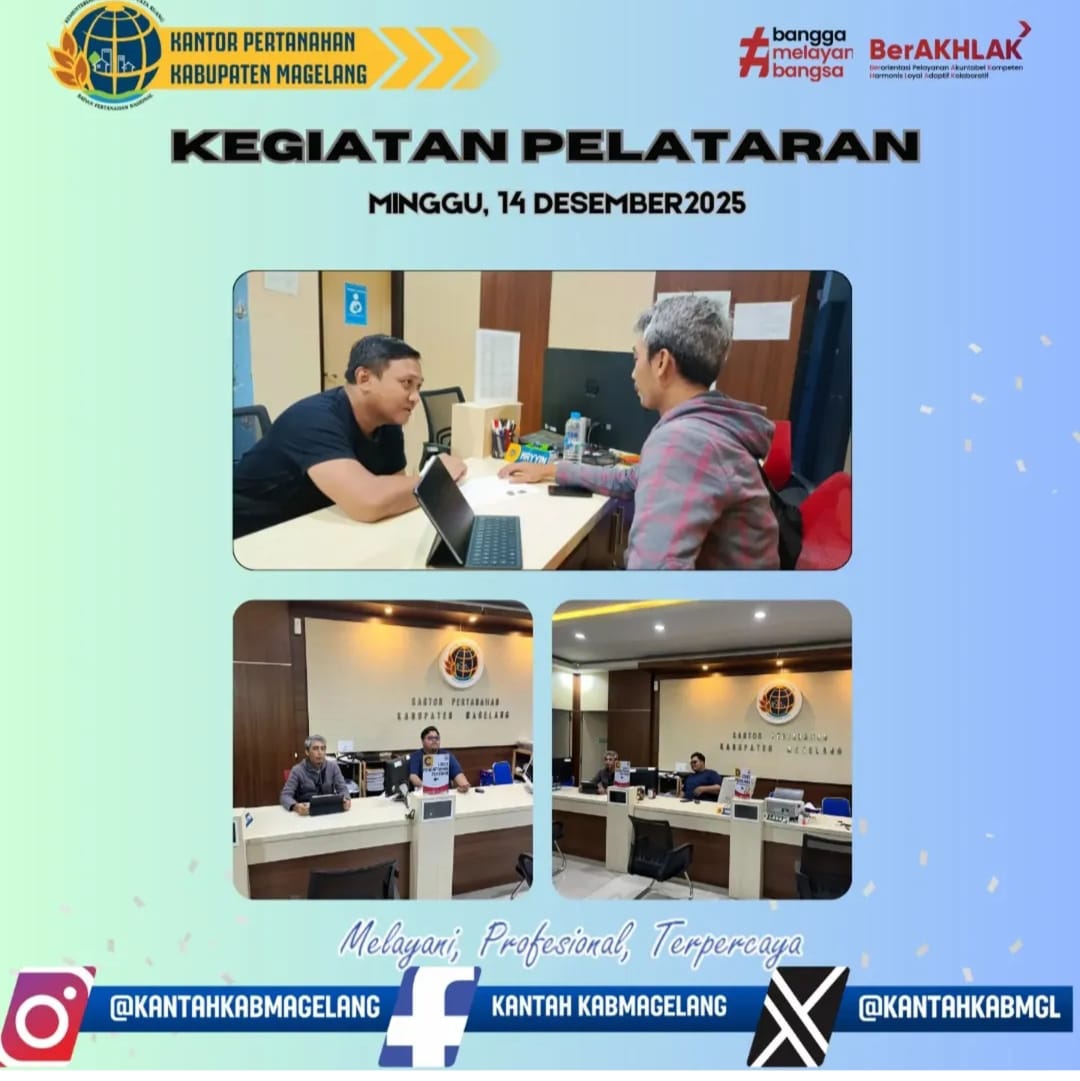 Kegiatan Pelayanan Pertanahan Akhir Pekan