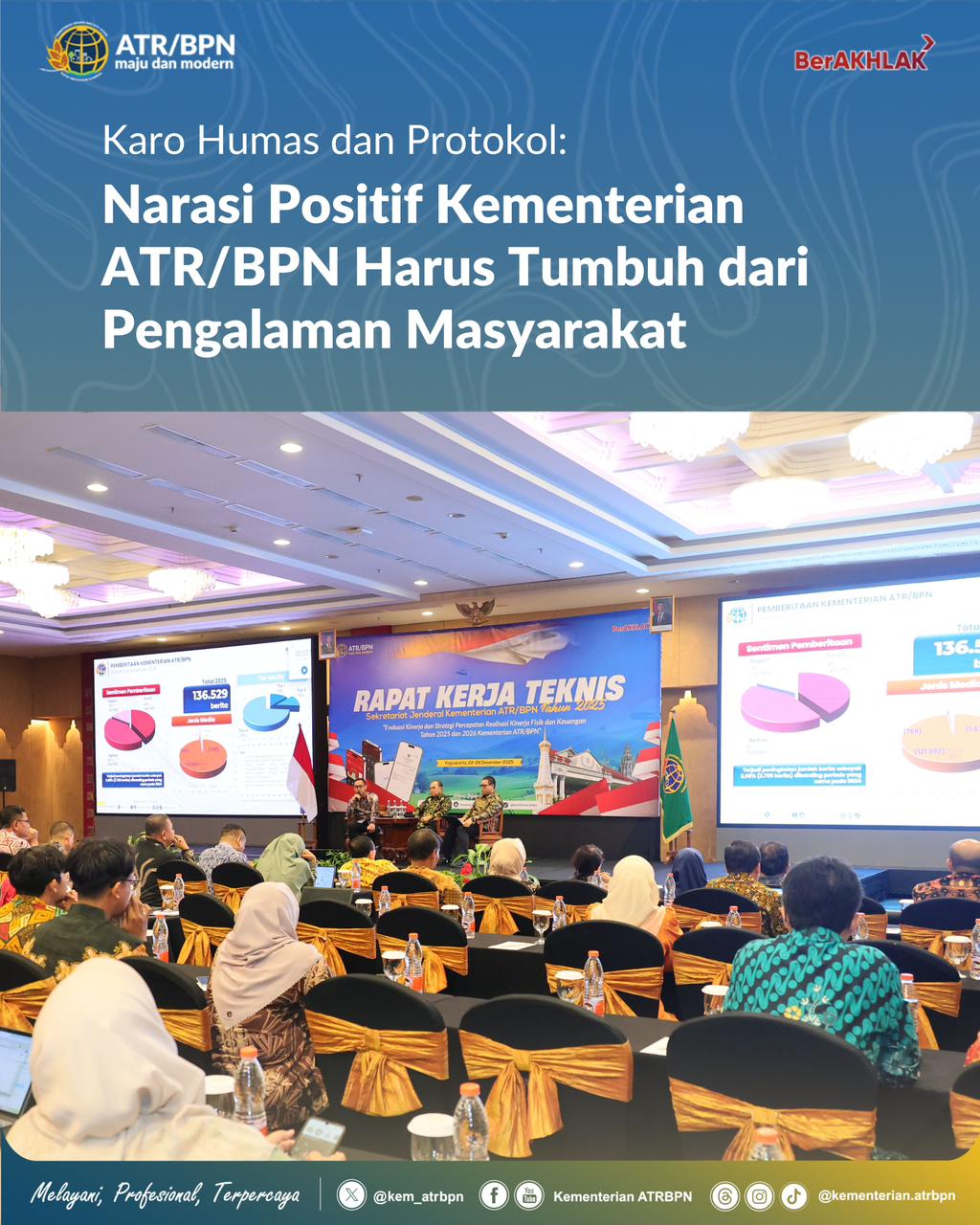 Karo Humas dan Protokol: Narasi Positif Kementerian ATR/BPN Harus Tumbuh dari Pengalaman Masyarakat