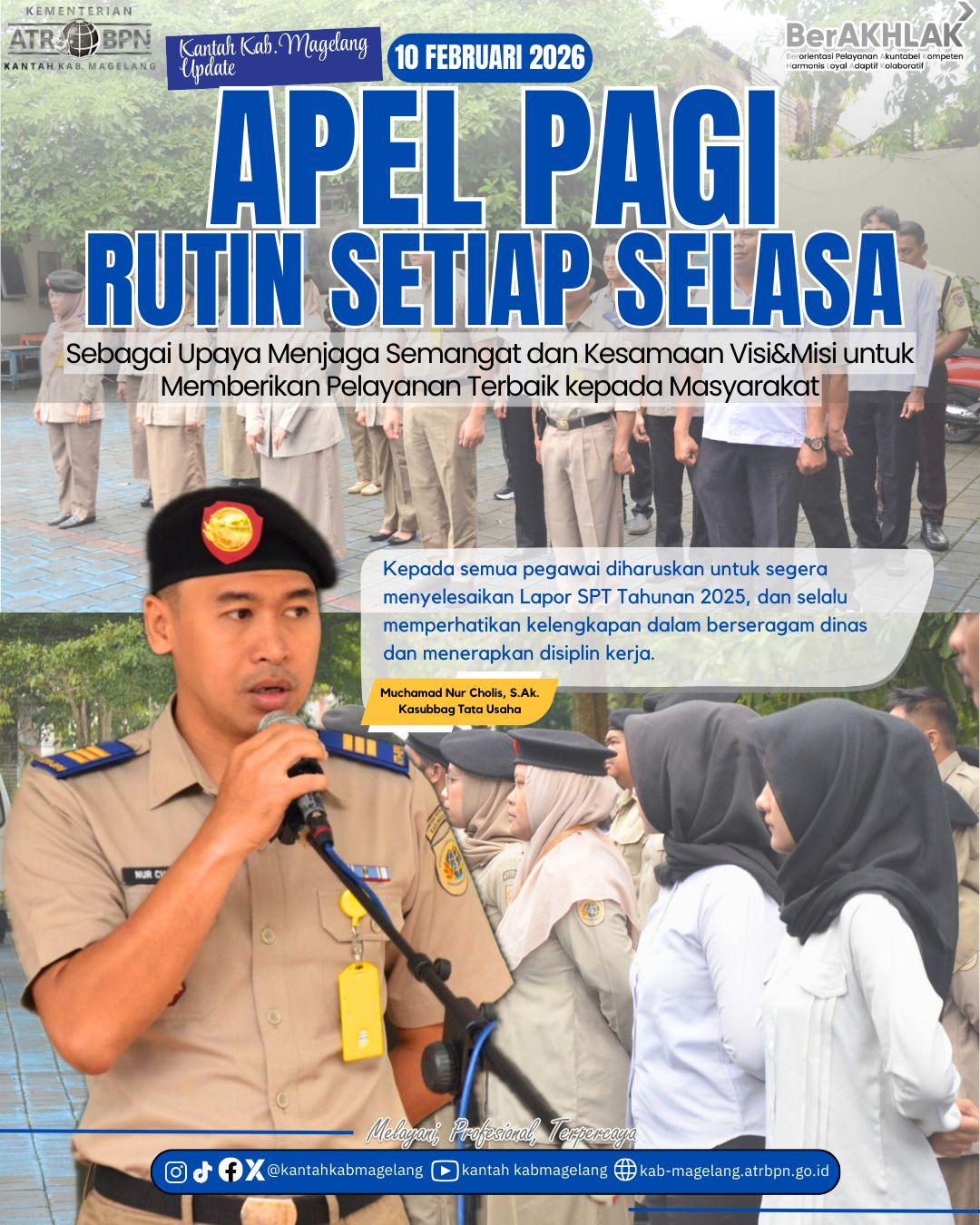 Apel Pagi Rutin Selasa