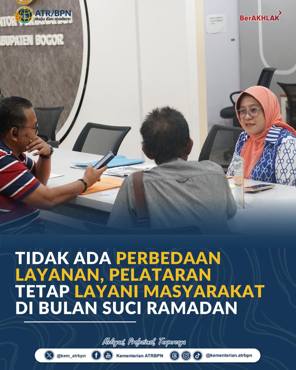 Tidak Ada Perbedaan Layanan, PELATARAN Tetap Layani Masyarakat di Bulan Suci Ramadan