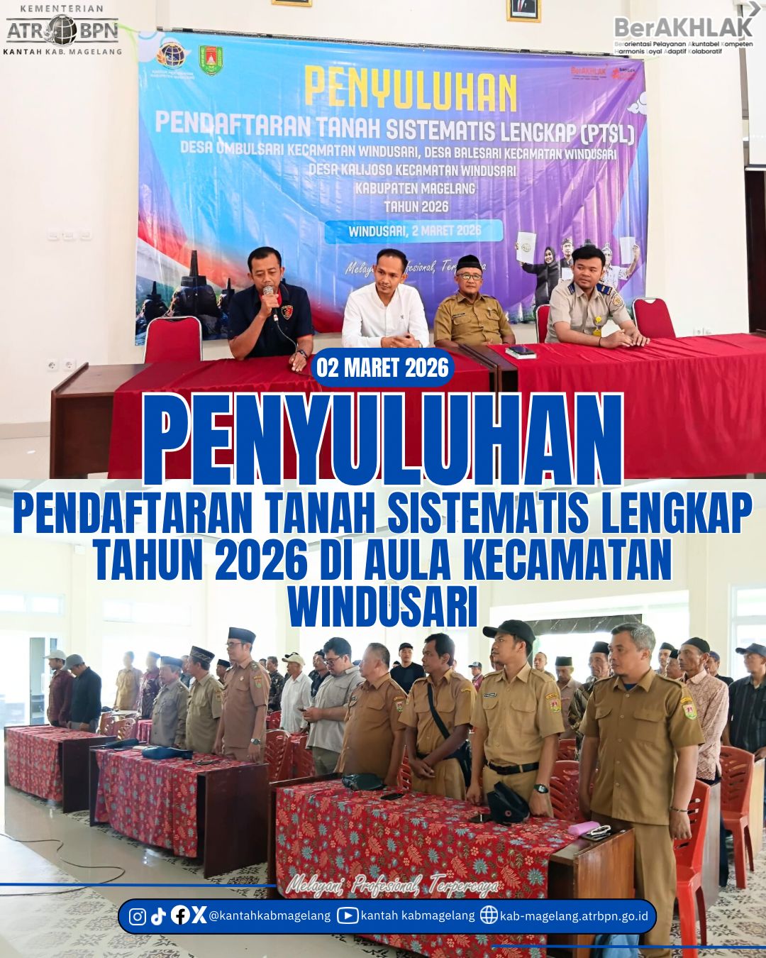 Penyuluhan PTSL Kantah Kab. Magelang