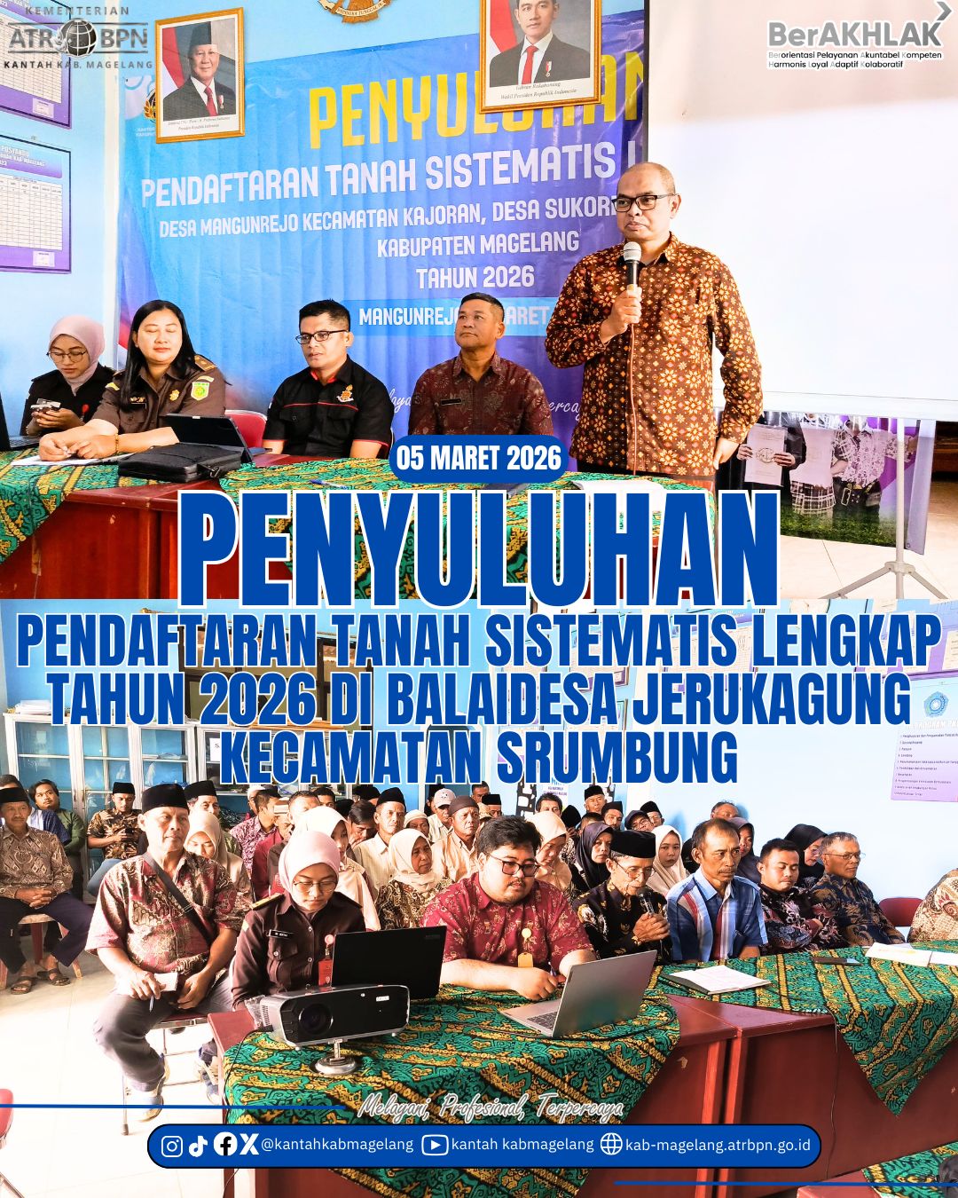 Penyuluhan PTSL Kantah Kab. Magelang