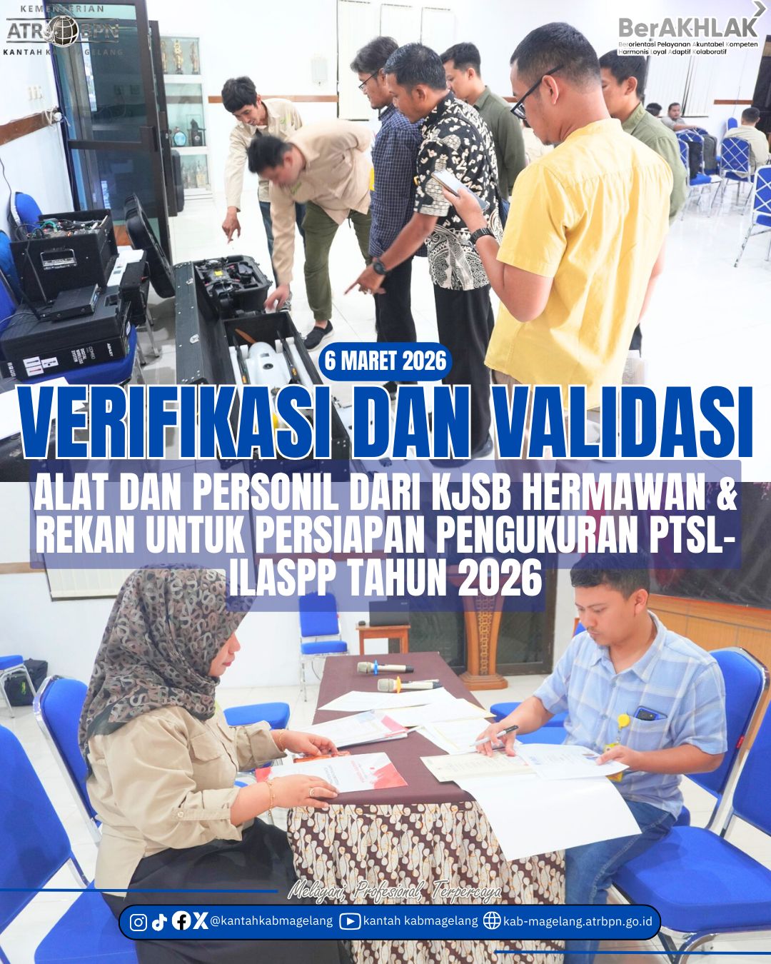 Verifikasi dan Validasi Persiapan PTSL