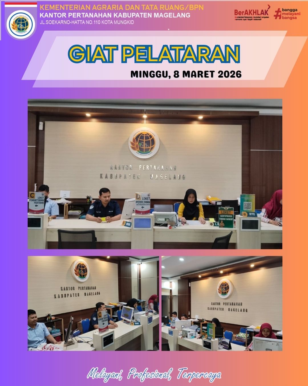 Giat  Pelayanan Pertahanan Akhir Pekan