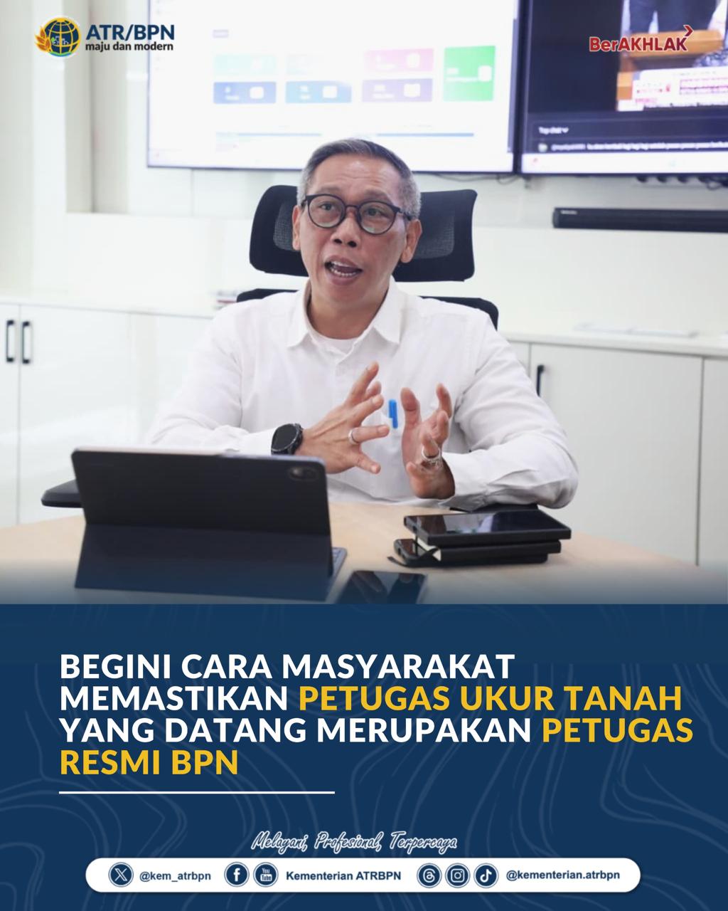 Begini Cara Masyarakat Memastikan Petugas Ukur Tanah yang Datang Merupakan Petugas Resmi BPN