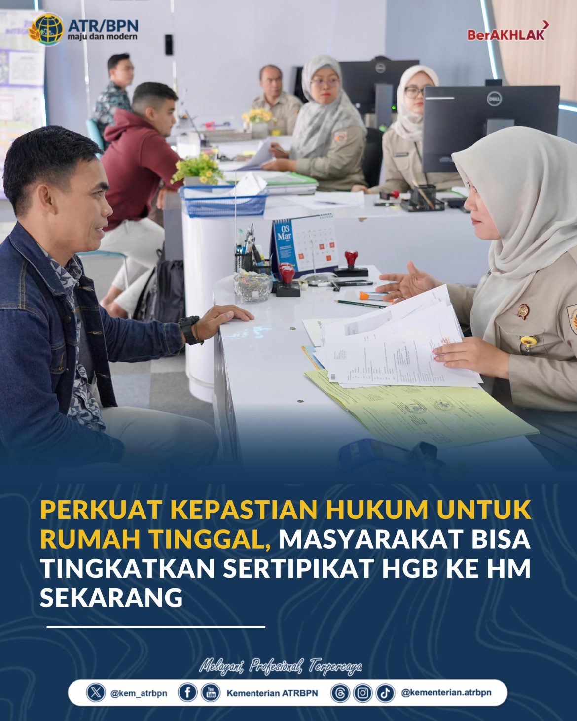 Perkuat Kepastian Hukum untuk Rumah Tinggal, Masyarakat Bisa Tingkatkan Sertipikat HGB ke HM Sekarang