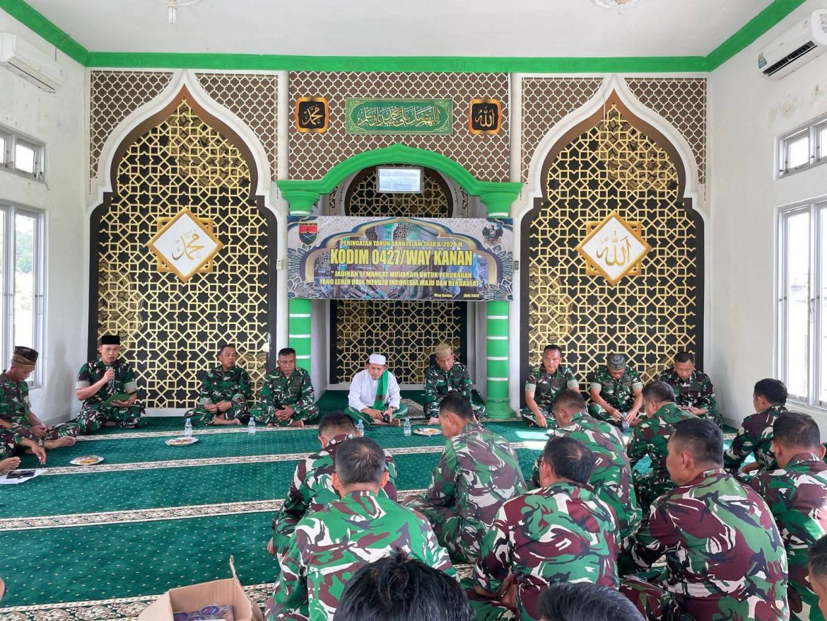 Kodim 0427/Way Kanan Peringati Tahun Baru Islam 1448 Hijriah