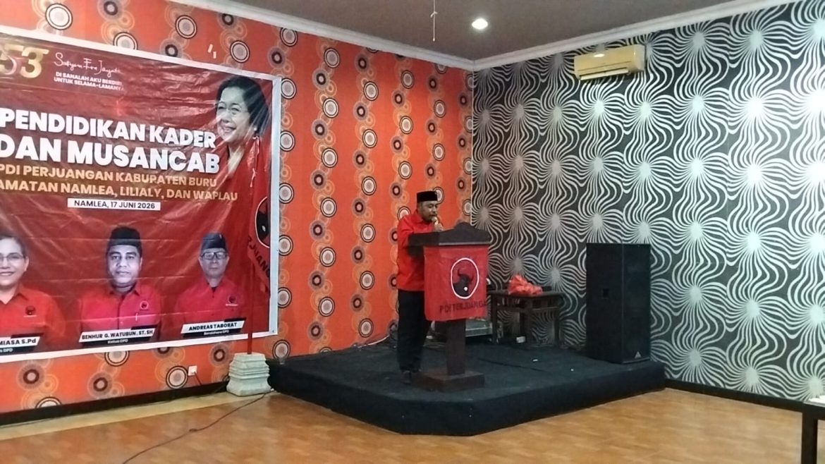 PDIP Buru Sukses menyelenggarakan Musancab