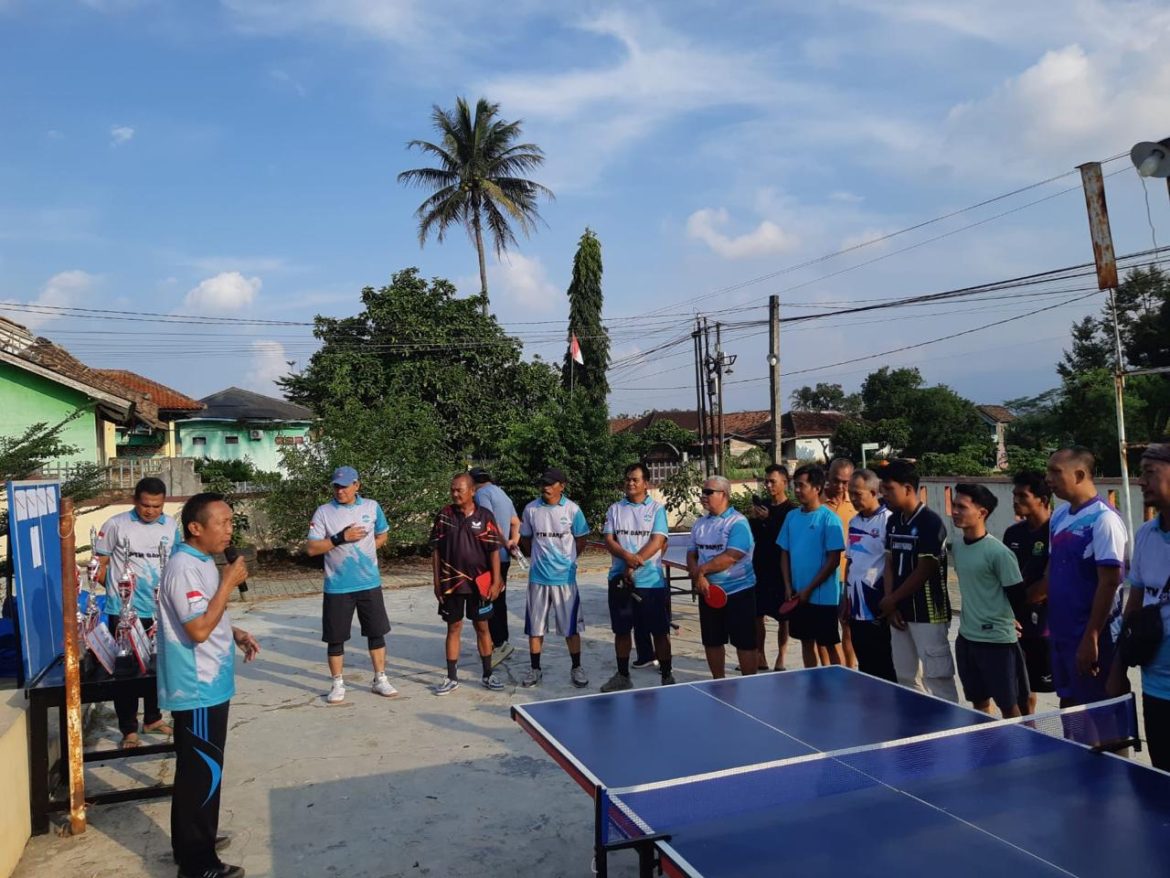 Semarak Hari Bhayangkara ke-80, Polsek Banjit Gelar Turnamen Tenis Meja dan Nobar Piala Dunia 2026