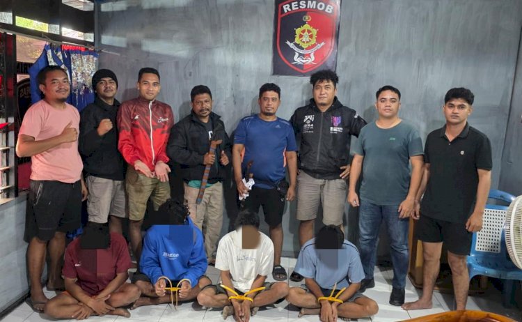 4 Terduga Pelaku Penganiayaan Maut di Blok M Waingapu Diamankan Polres Sumba Timur