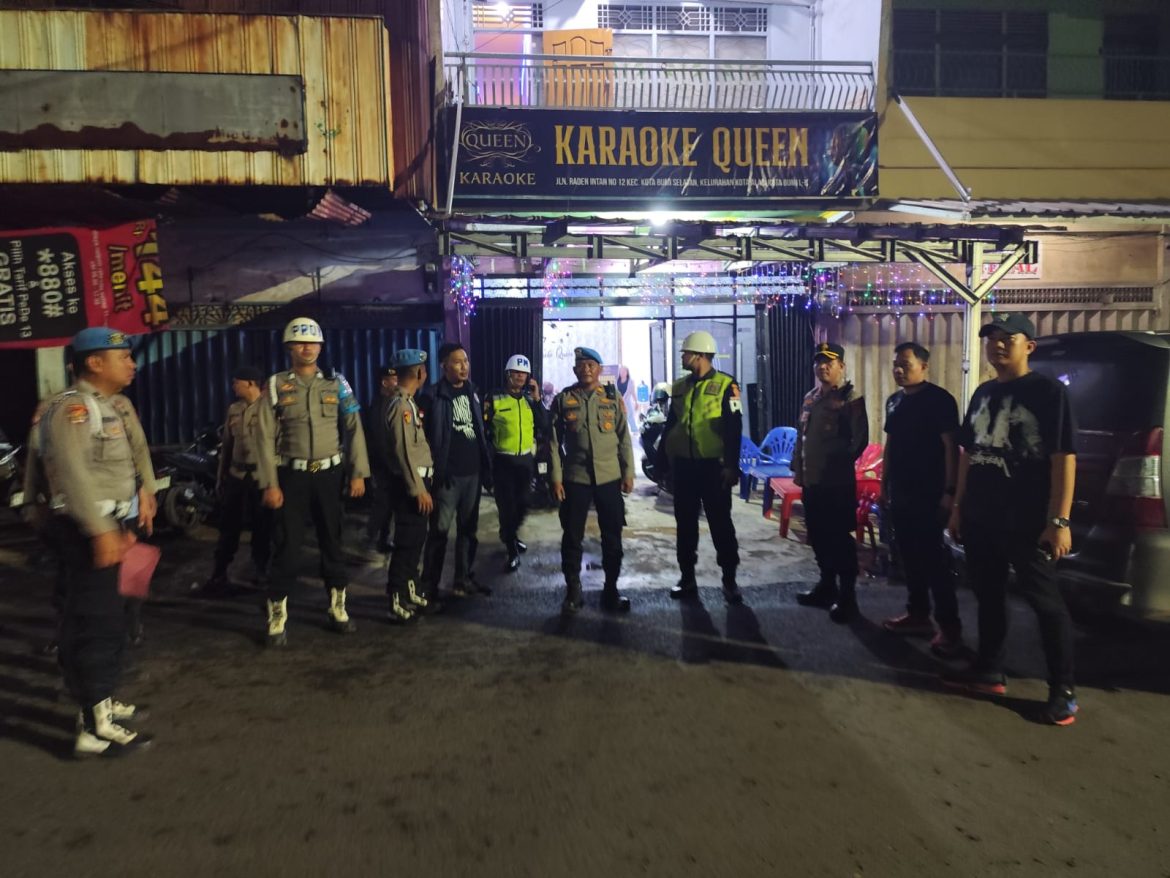 Propam Polres Lampung Utara Gelar Razia Tempat Hiburan, Perkuat Pengawasan dan Disiplin Anggota