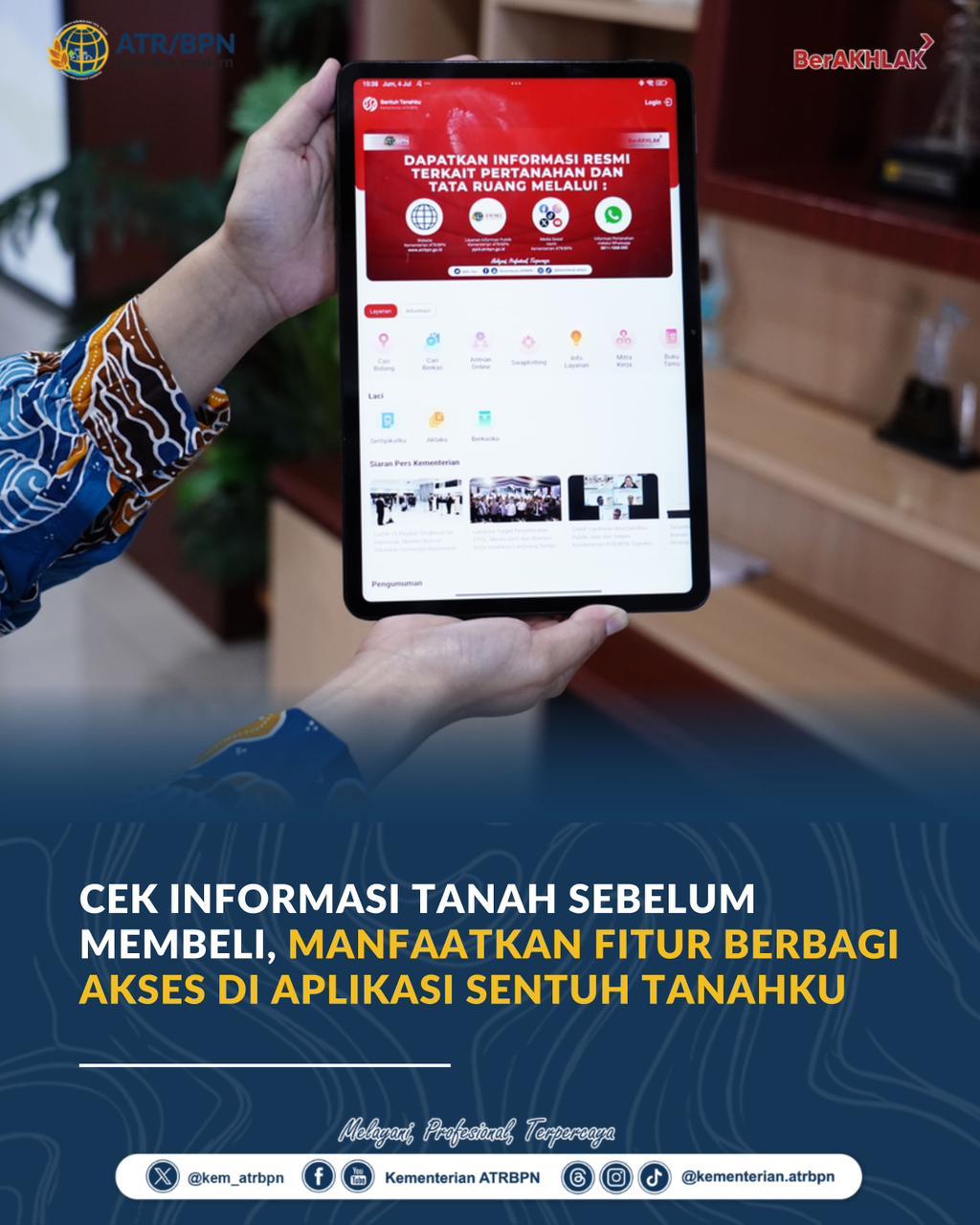 Cek Informasi Tanah Sebelum Membeli, Manfaatkan Fitur Berbagi Akses di Aplikasi Sentuh Tanahku