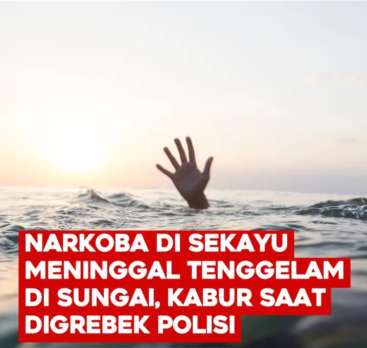 Seorang Diduga Bandar Narkoba Bernama Ali Imron Alias Iron (41)Meninggal Dunia Tenggelam di Sungai Musi
