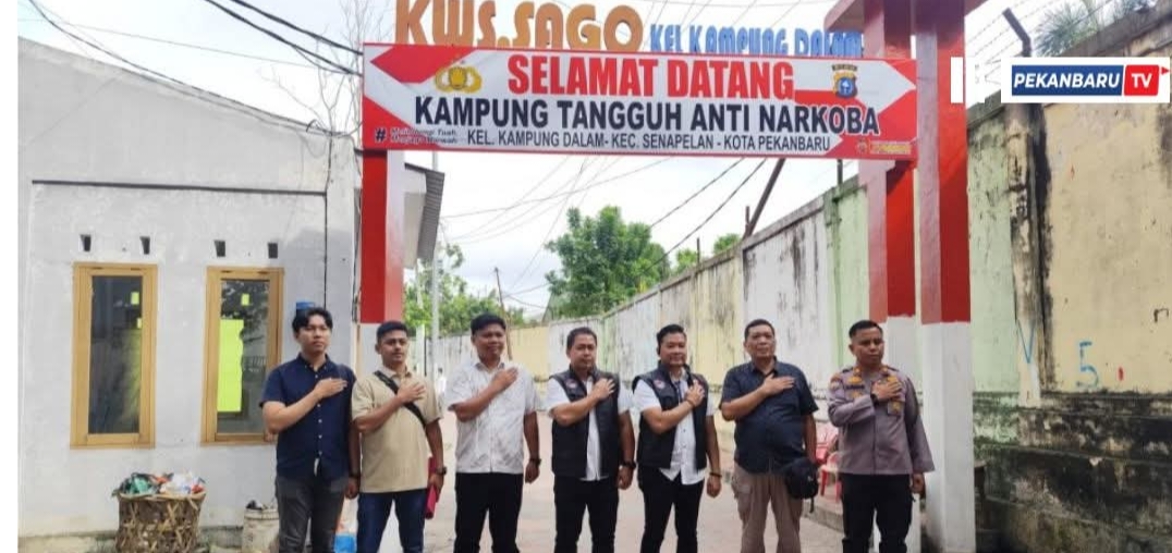 Kampung Dalam Wakili Pekanbaru dalam Penilaian Kampung Tangguh Anti Narkoba Tingkat Provinsi Riau