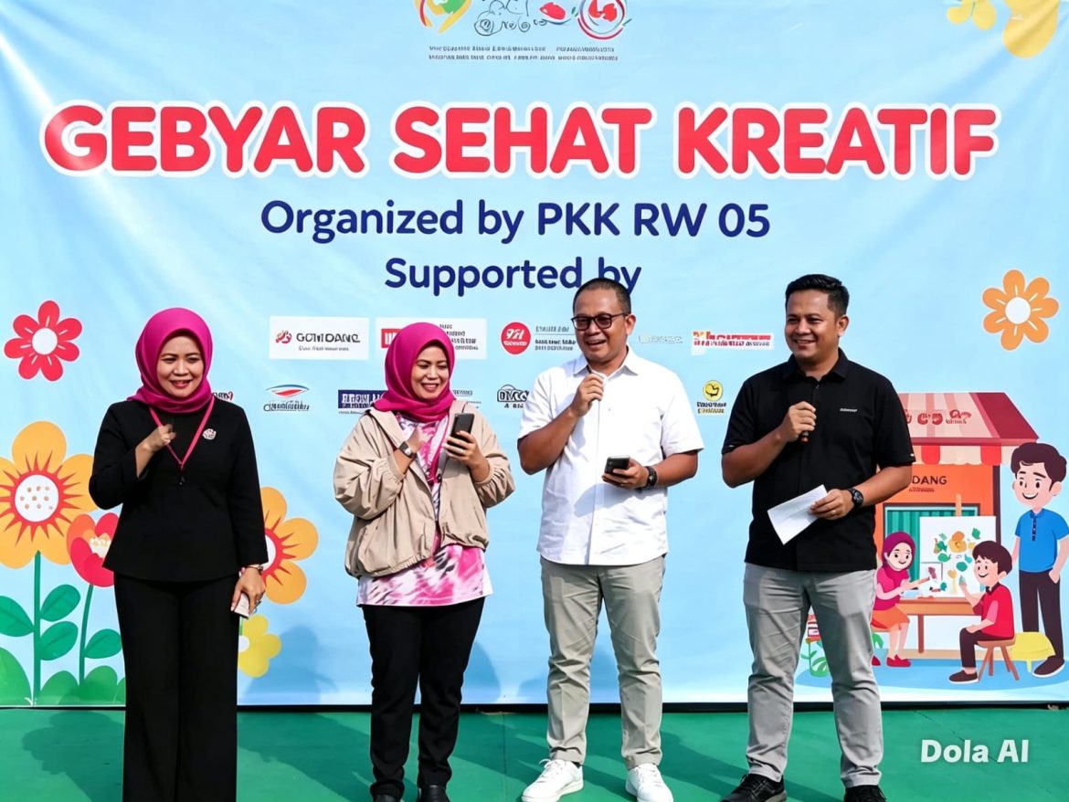 Semarak “Gebyar Sehat Kreatif” PKK RW 05 Pondok Rejeki, Sinergi Warga dan Pemerintah Tingkatkan Kualitas Hidup