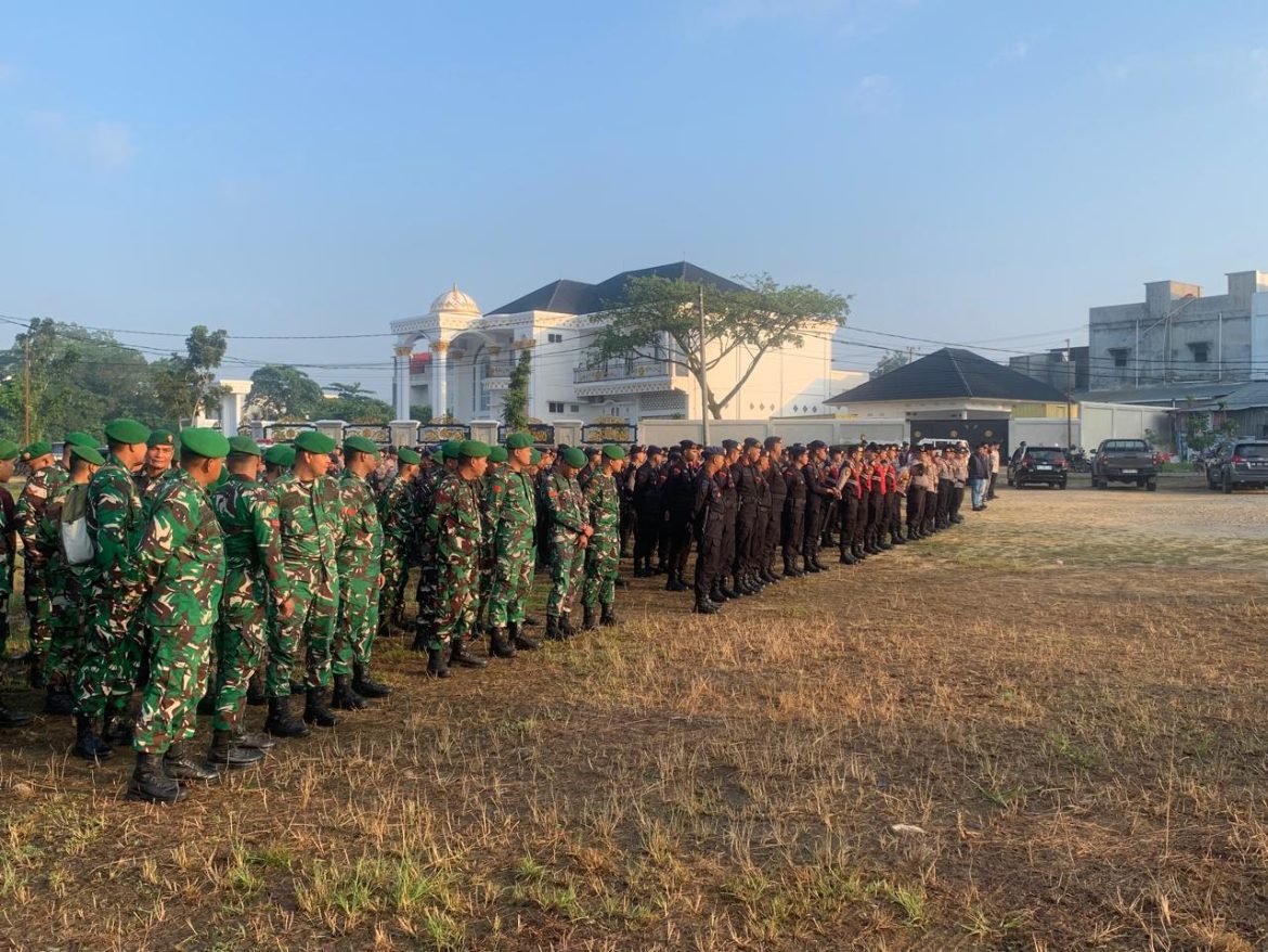 Wakapolres Kuansing Pimpin Apel Pengamanan MTQ ke-44 Riau dan Pacu Jalur Rayon II, 752 Personel Gabungan Disiagakan