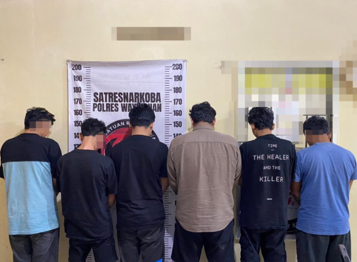 Momen Hari Anti Narkotika Internasional, Polres Way Kanan Bekuk Pengedar dan Pengguna Sabu-Ekstasi