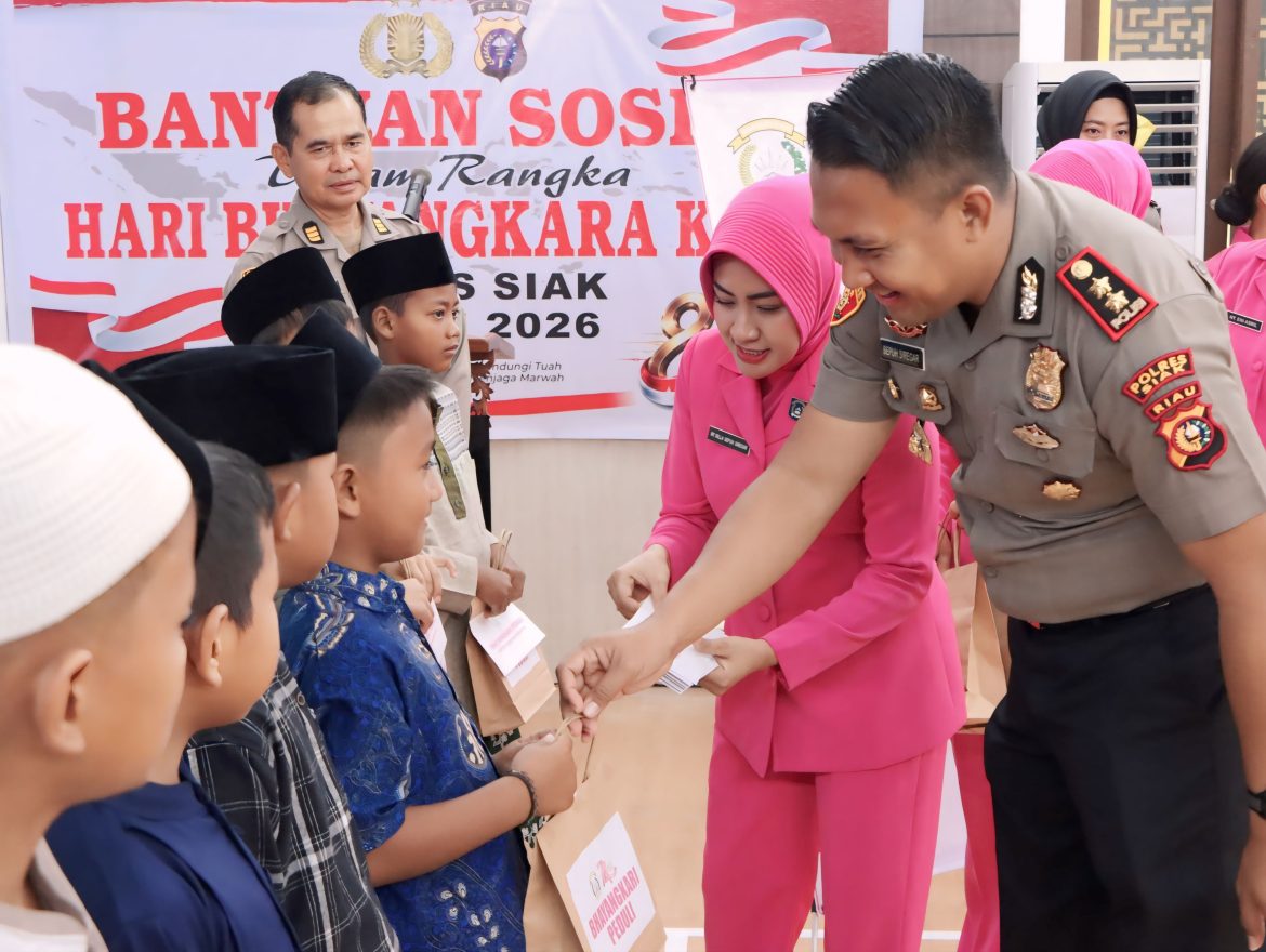 Sambut Hari Bhayangkara Ke-80, Polres Siak Gelar Bakti Kesehatan Donor Darah, Pengobatan Gratis,Khitanan Massal Gratis, Hingga Pemberian Ratusan Bantuan Sosial