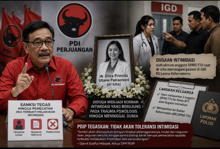 PDIP Siapkan Sanksi hingga Pemecatan Jika Kader Terbukti Terlibat Intimidasi terhadap dr Icha