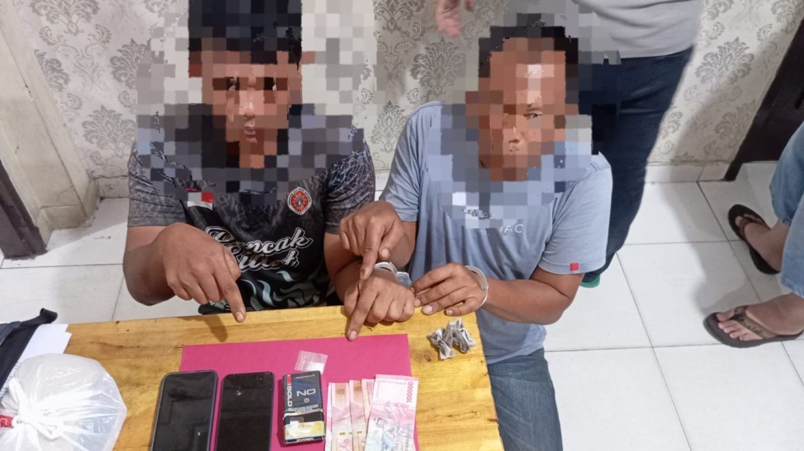 Polsek Lubuk Dalam Ringkus Dua Terduga Pengedar Narkotika di Koto Gasib