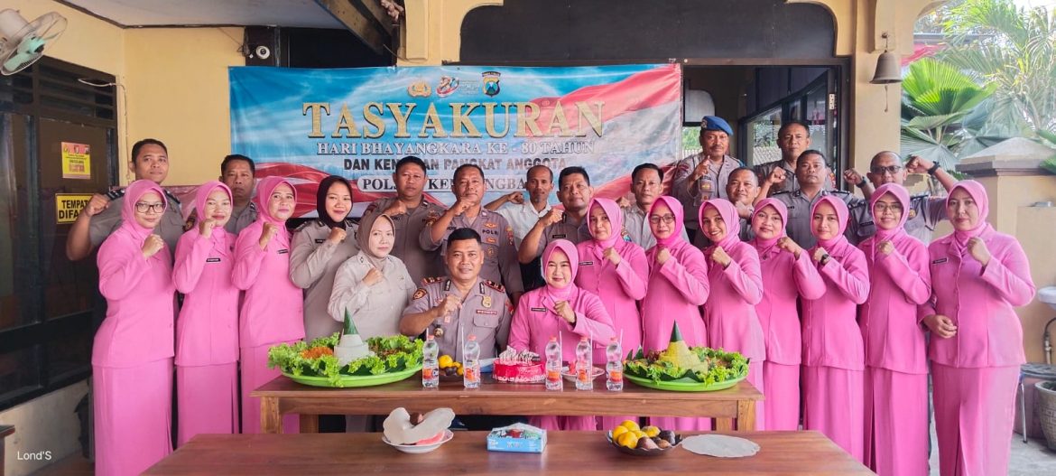 Tasyakuran Hari Bhayangkara ke‑80, Polsek Kembangbahu Teguhkan Pelayanan Prima