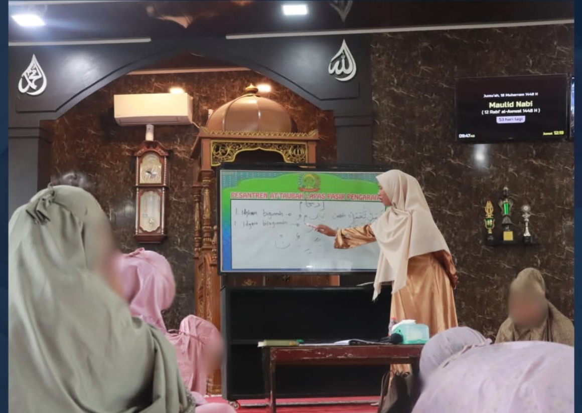 Lapas Pasir Pangarayan Tingkatkan Pembinaan Kepribadian Warga Binaan Perempuan Melalui Pengajian Rutin