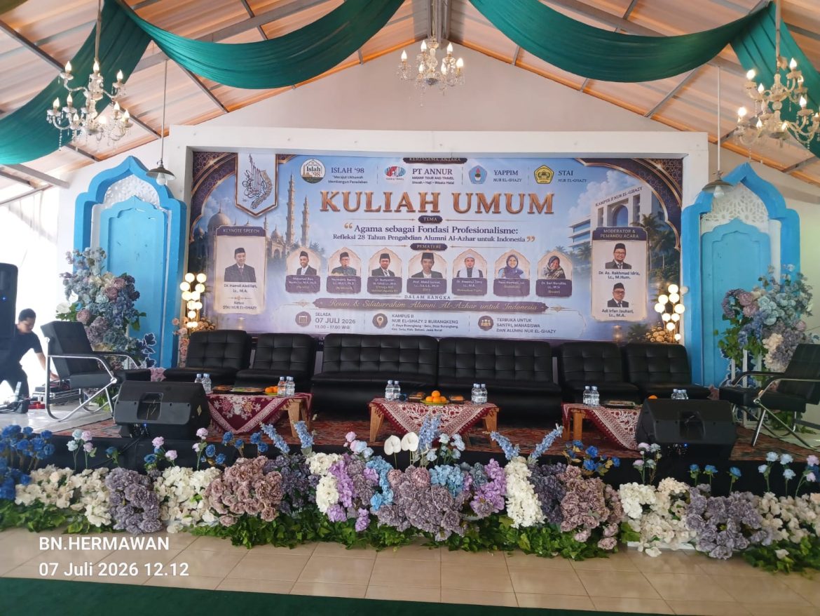 Gelar Kuliah Umum,Alumni Al-Azhar Soroti Agama Sebagai Fondasi Profesionalisme