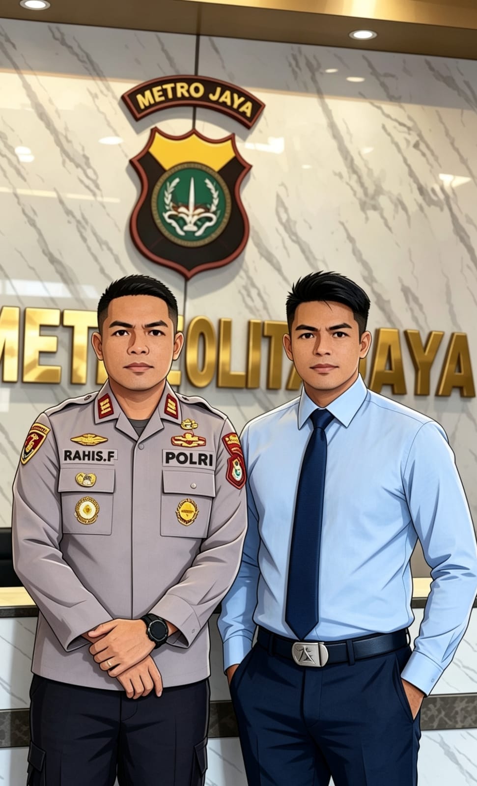 Kapolsek Cengkareng Perkuat Sinergi Bersama Satrio, Jurnalis Aktif dan Kontributor Berbagai Media Terpercaya