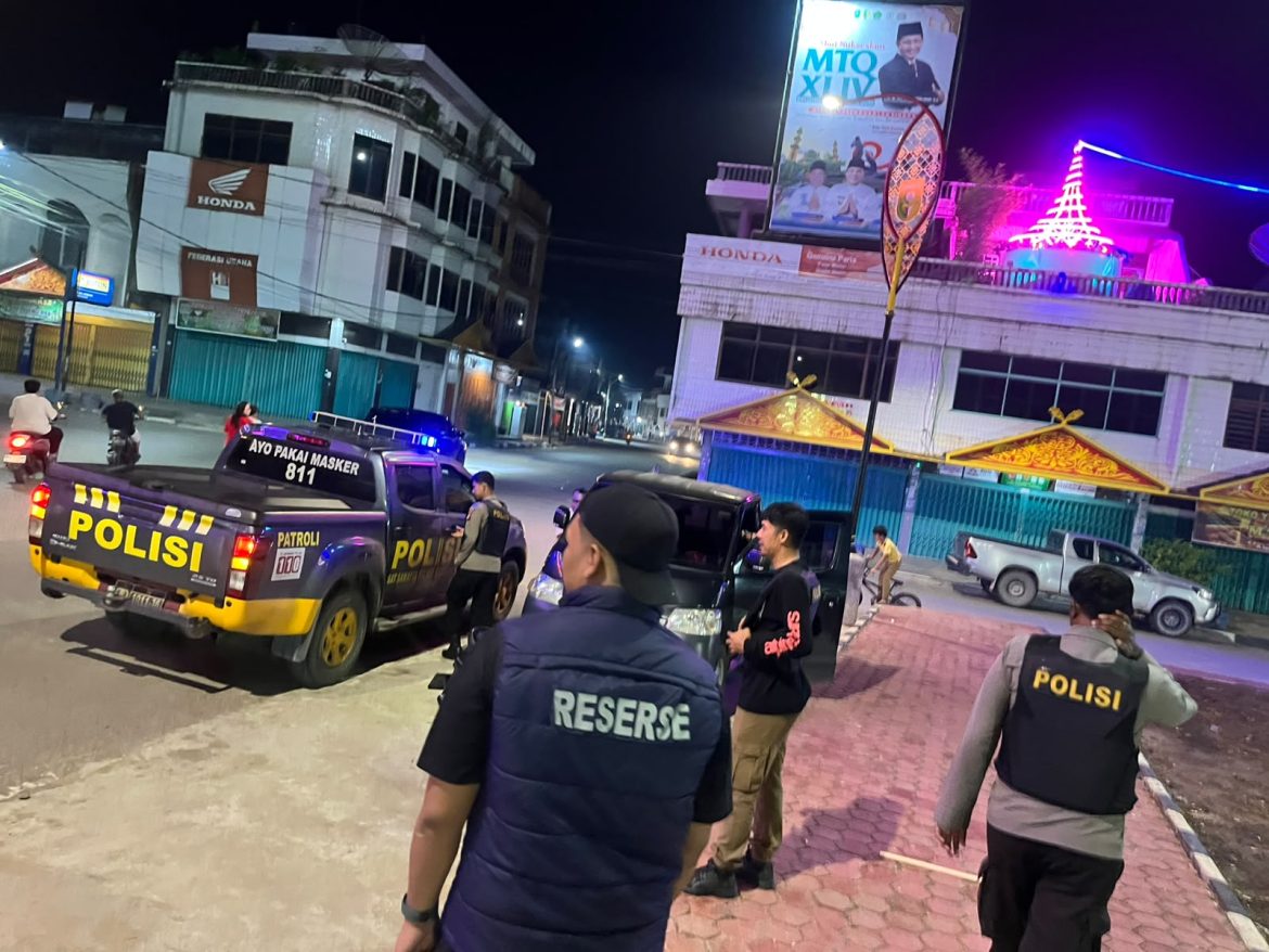 Patroli Tim RAGA Polres Kuansing Intensif Jaga Kamtibmas, Kapolres: Hadir untuk Memberikan Rasa Aman kepada Masyarakat