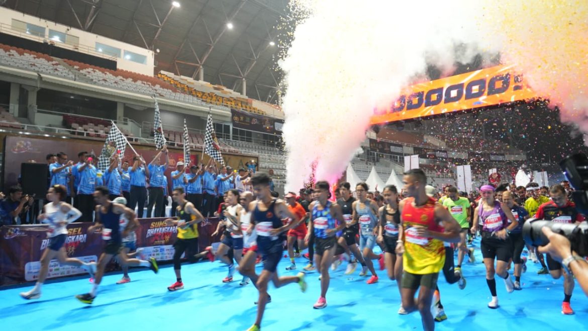 Kapolda Sumsel dan Forkopimda Sapa Ribuan Peserta Sumsel Bhayangkara Run 2026, Wujudkan Stabilitas Keamanan