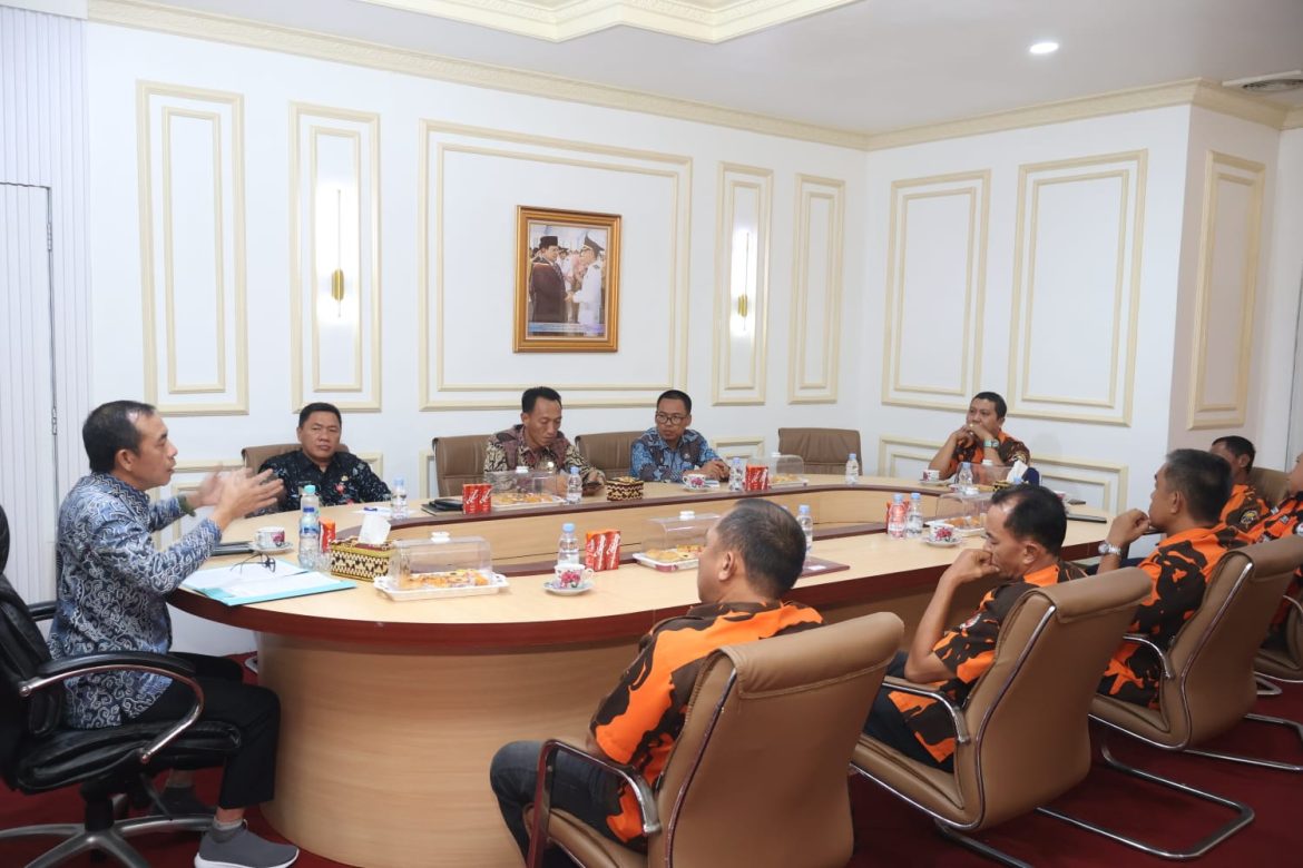 Pemuda Pancasila Audiensi dengan Pemkab Lampung Utara